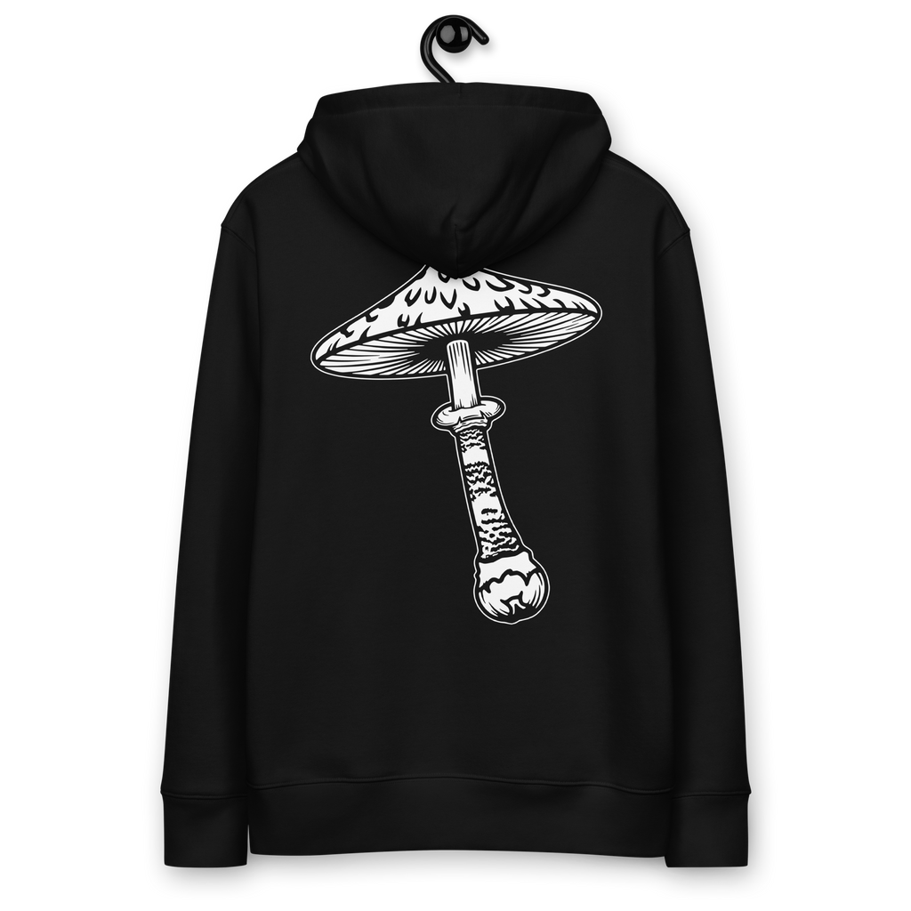 Parasol Premium Hoodie für Pilzsammler | Macrolepiota procera Kapuzenpullover | Premium Bio-Baumwolle Mykologie Geschenk
