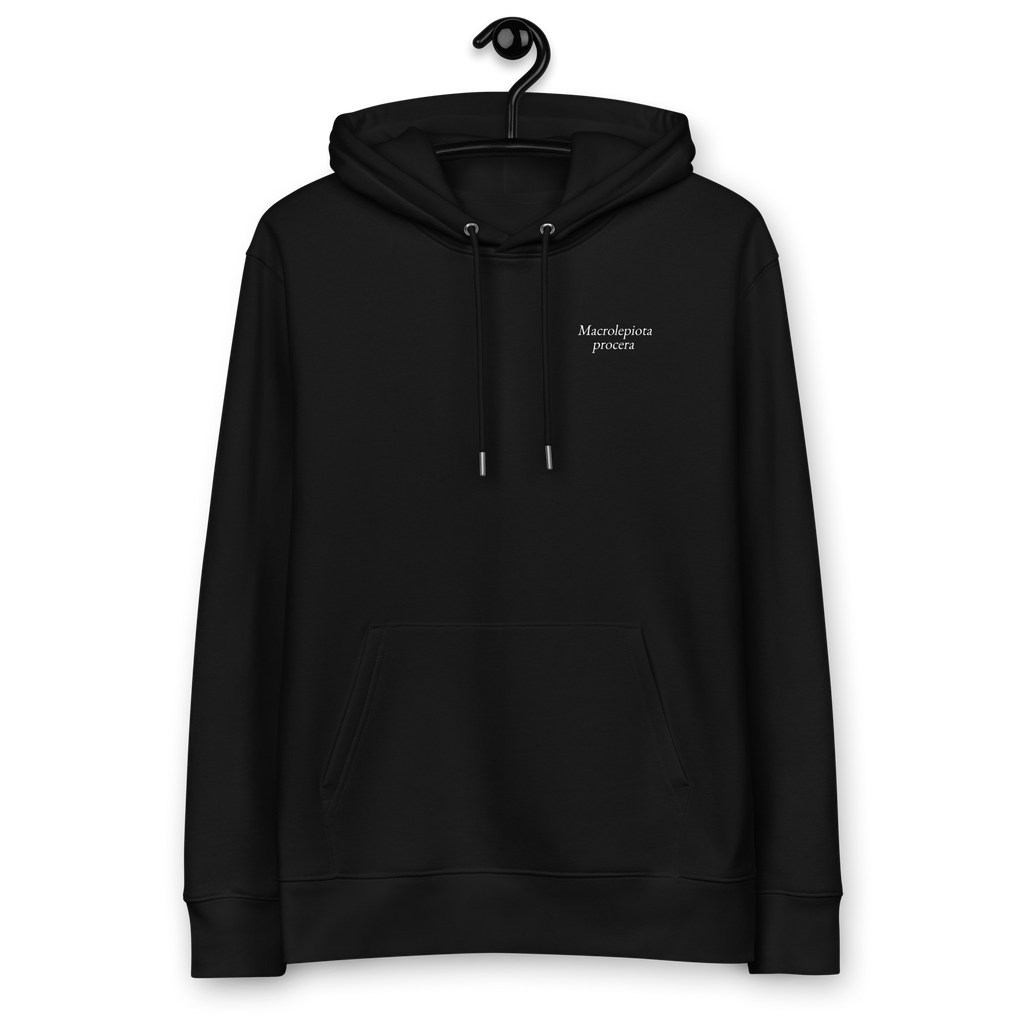 Parasol Premium Hoodie für Pilzsammler | Macrolepiota procera Kapuzenpullover | Premium Bio-Baumwolle Mykologie Geschenk